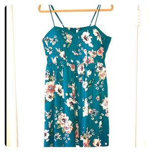 Floral Spaghetti Strap Dress